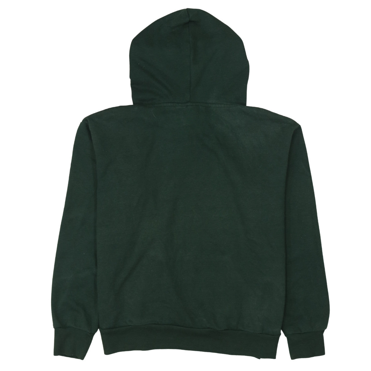 Disney Womens Dark Green Pullover Hoodie XS Relaxed Fit Cotton Blend