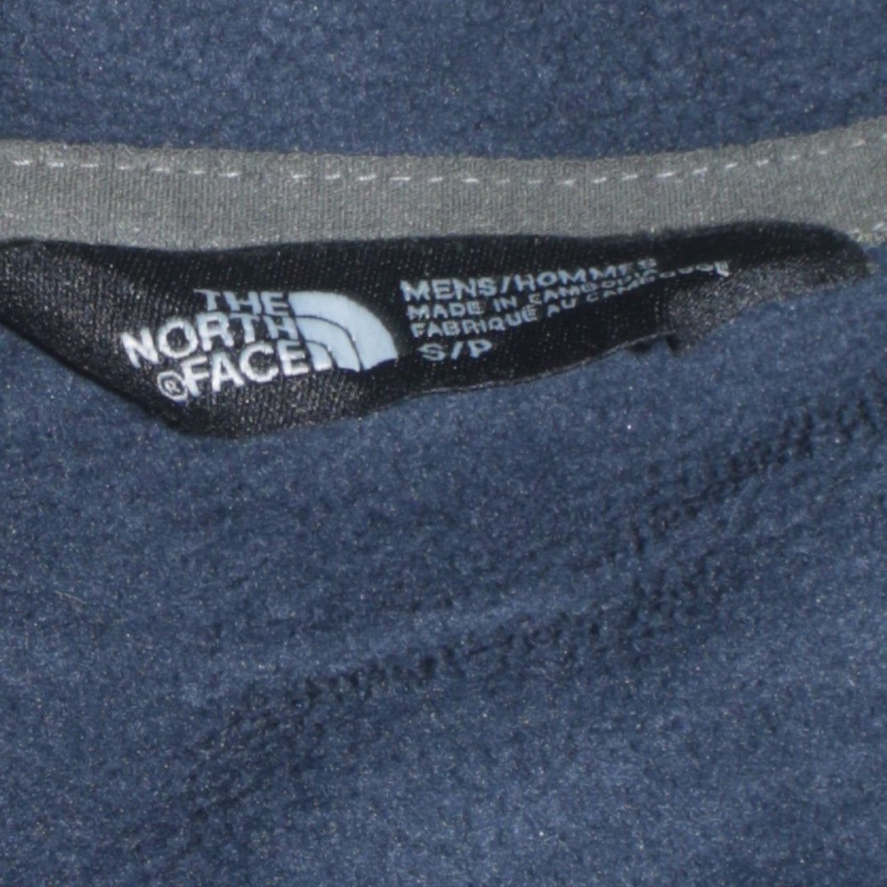 The North Face Men's Blue Fleece Full Zip Jacket Size S