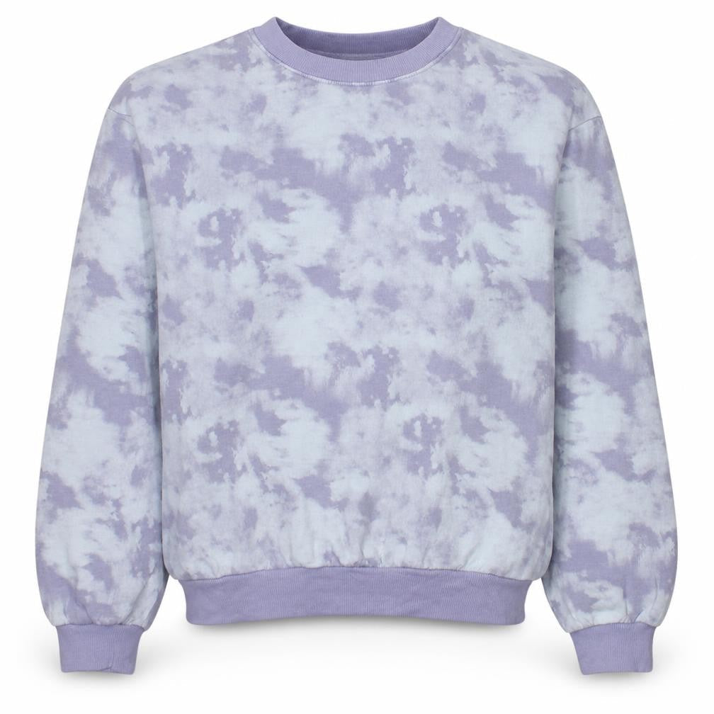 H&M Teens Purple Tie-Dye Pullover Sweatshirt Size 10-12Y Cotton Blend