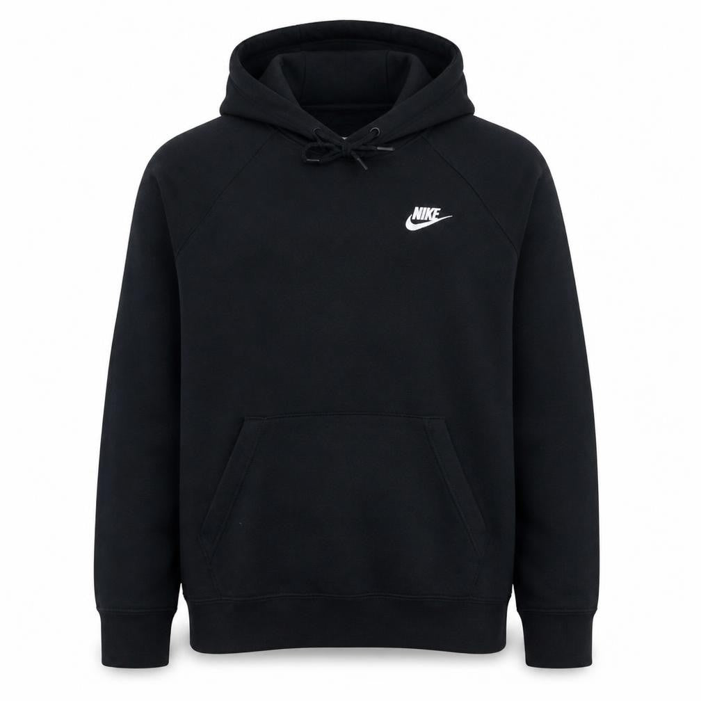 Nike Men's Black Pullover Hoodie Small Regular Fit Fleece Sweatshirt