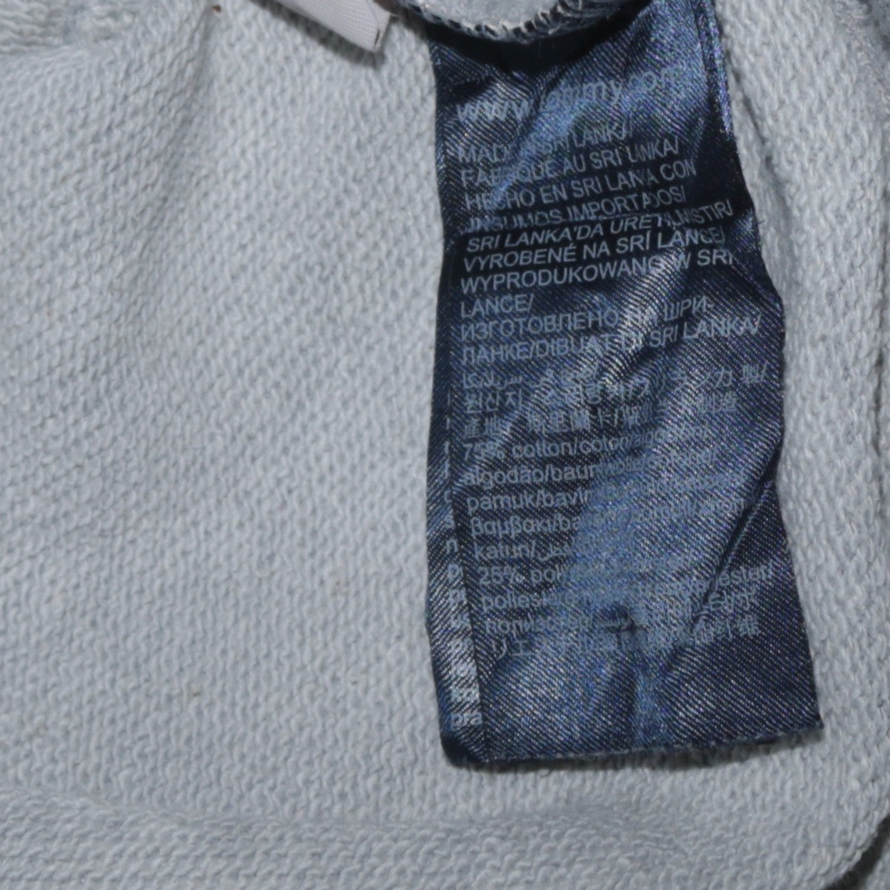Tommy Hilfiger Men's Grey Logo Tape Sweatshirt Size M