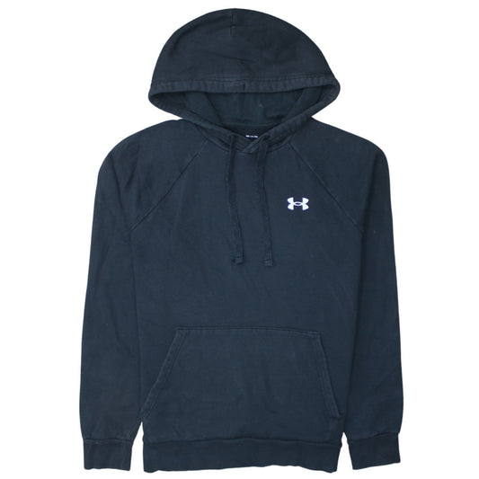 Under Armour Women Black Small Loose Fit Pullover Hoodie