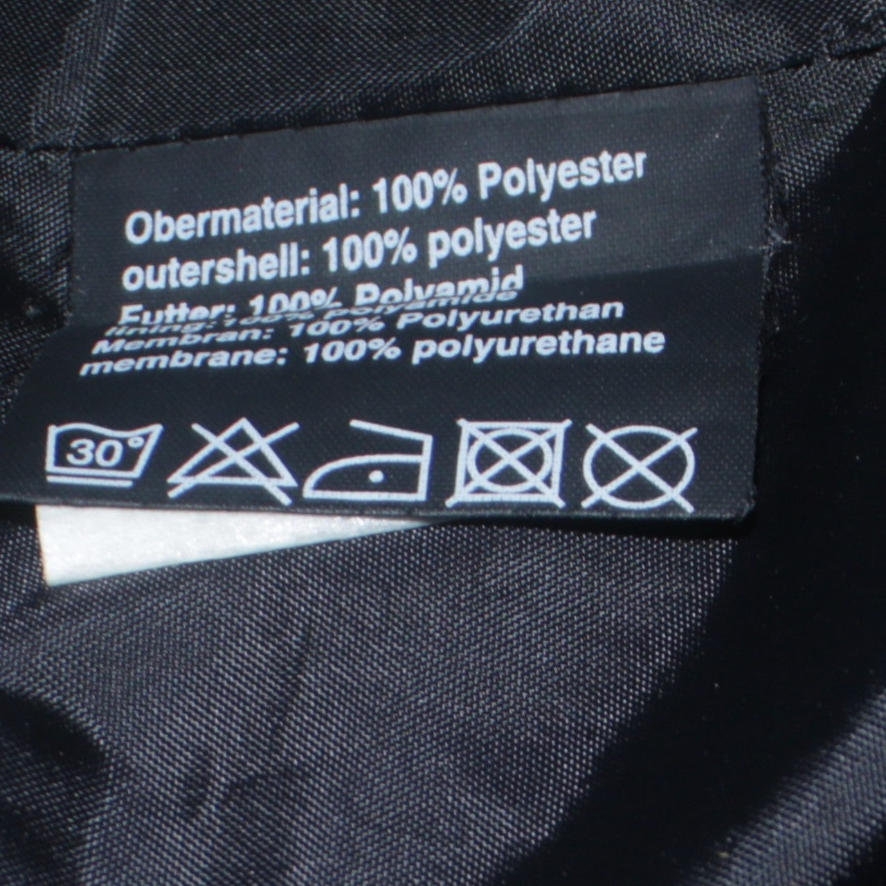 Cycle Spirit Men's Black Grey Motorcycle Jacket Size L Waterproof Biker Style