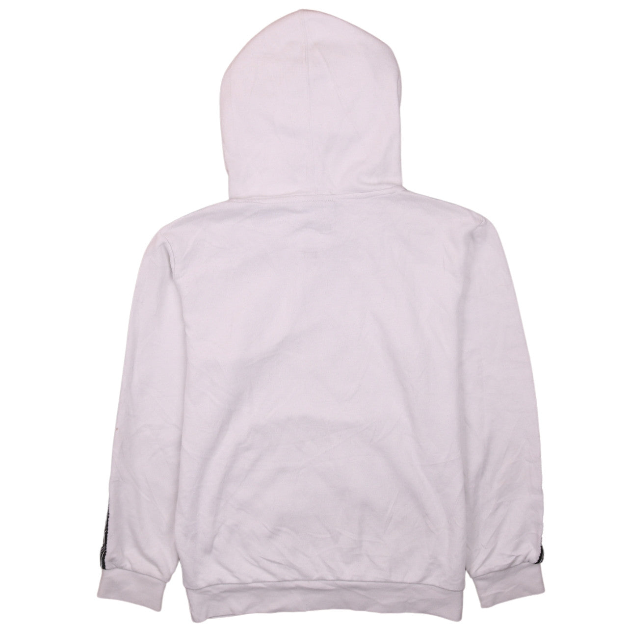 Champion Girls White Pullover Hoodie 11-12 Years Logo Trim Fleece Top