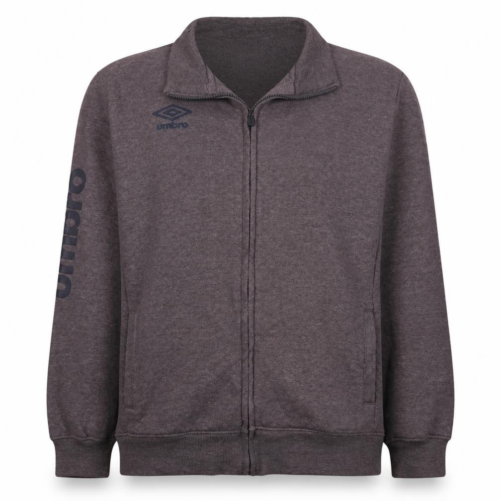 Umbro Men's Grey XL Full Zip Sweatshirt with Logo