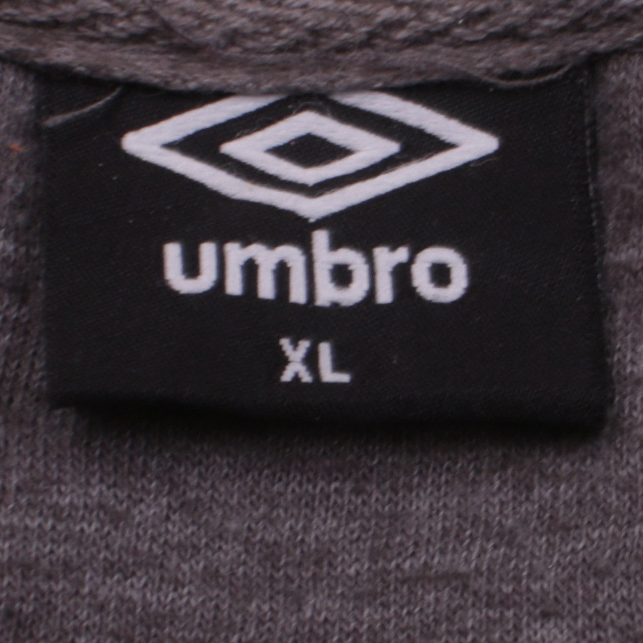 Umbro Men's Grey XL Full Zip Sweatshirt with Logo