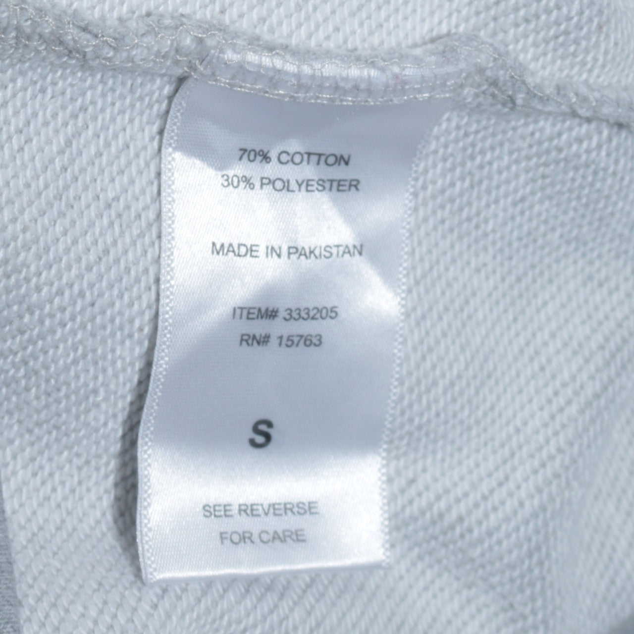 Champion Men's Grey Embroidered Logo Crew Neck Sweatshirt Size S