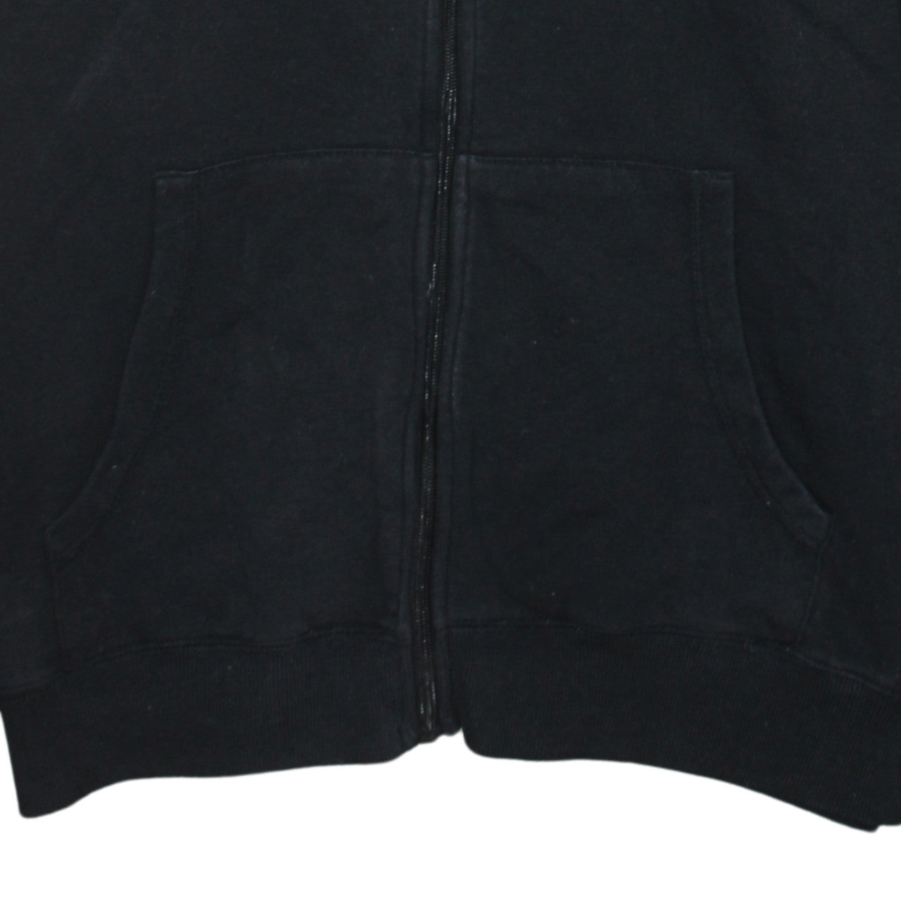 Lotto Men's Black Full Zip Hoodie Size L Sportswear Fleece