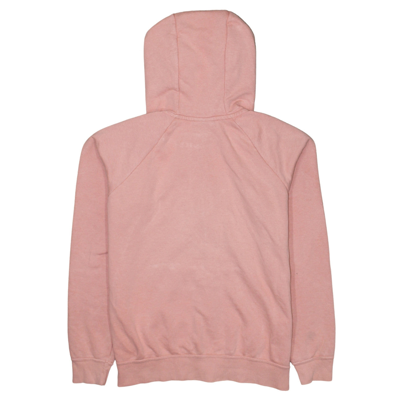 Nike Womens Pink Full Zip Hoodie Size M 80% Cotton Casual Sweatshirt