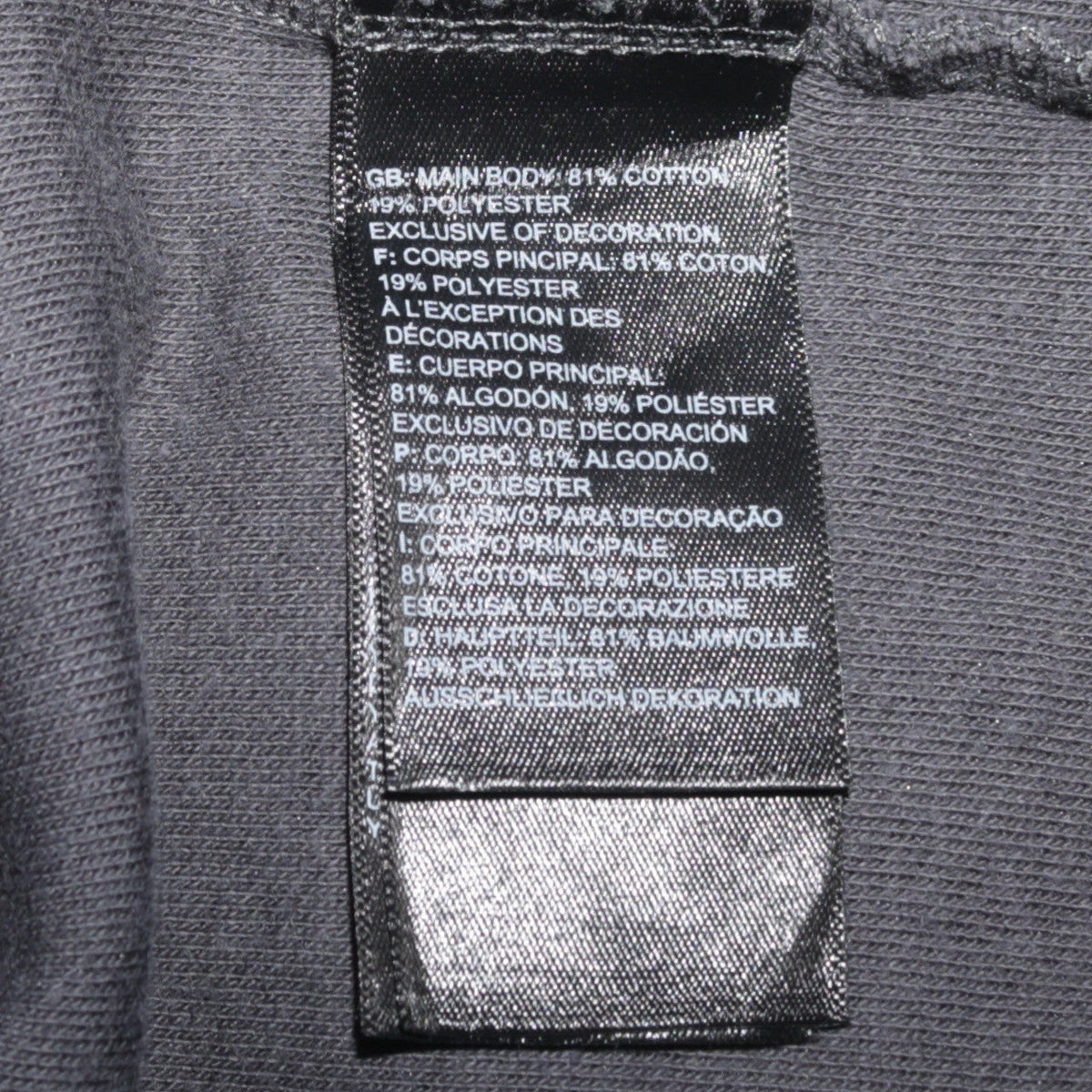 The North Face Boys Black Full Zip Hoodie Size L Cotton Blend Outdoor