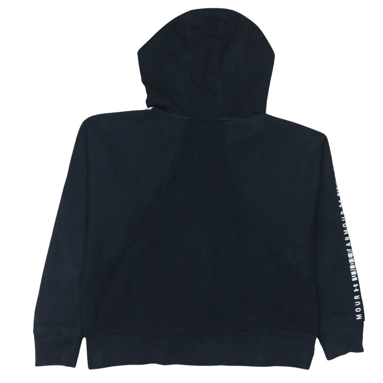 Under Armour Women's Black XL Full Zip Hoodie with Logo Detail