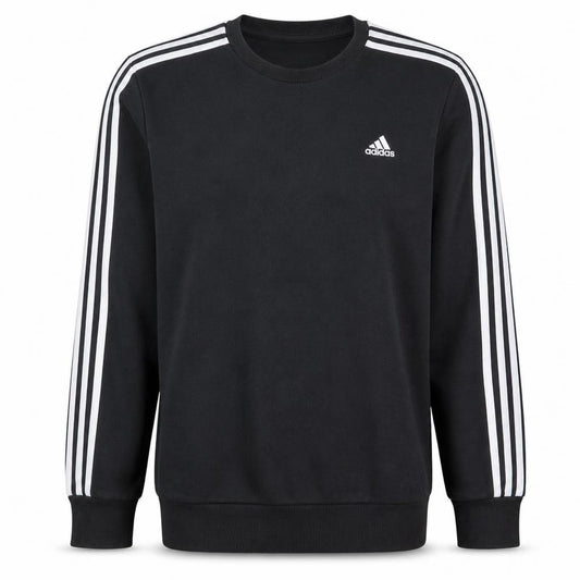 adidas Men’s Black M Crew Neck Pullover Sweatshirt