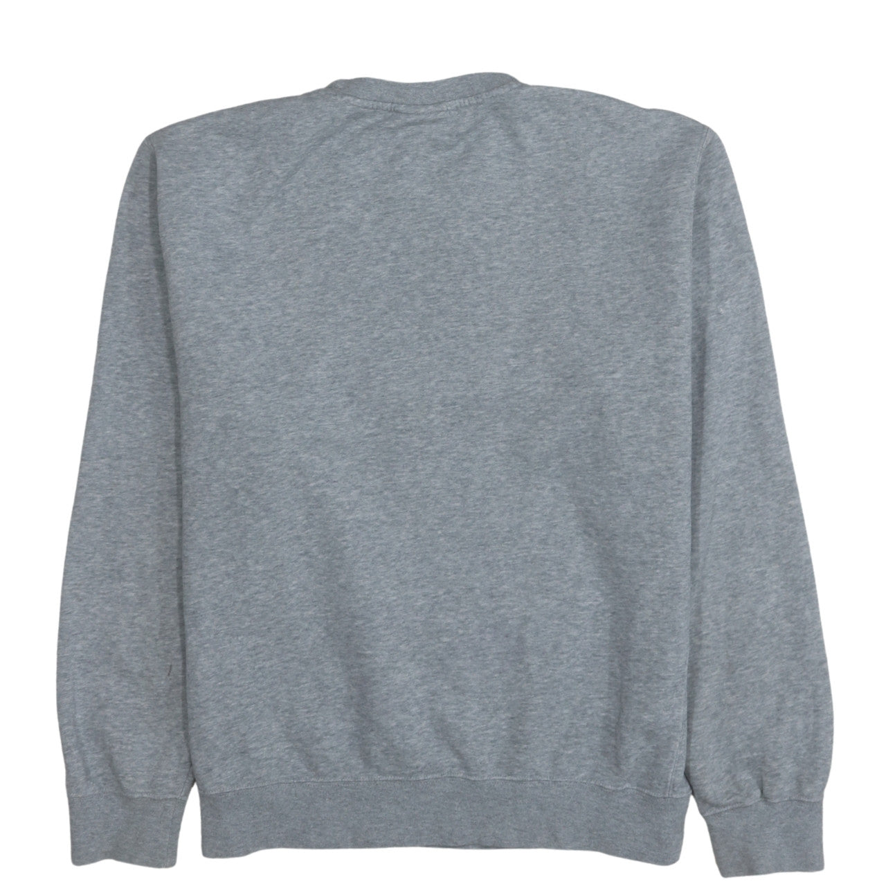 Nike Men's Grey Crew Neck Logo Sweatshirt M Regular Fit Pullover