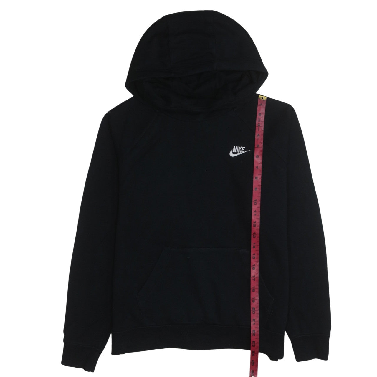 Nike Men's Black Pullover Hoodie M Logo Fleece Sweatshirt