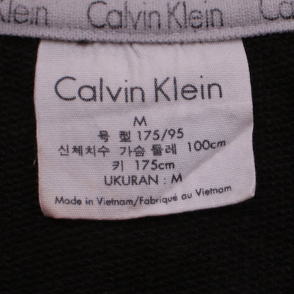 Calvin Klein Men's Black Crew Neck Logo Sweatshirt Size M