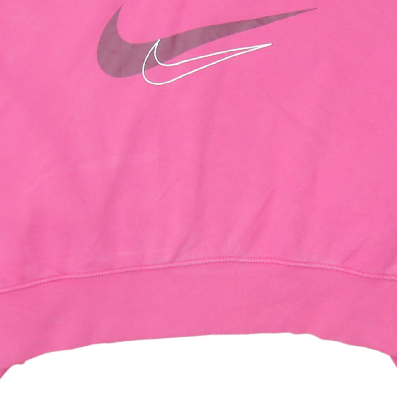 Nike Women’s Pink Loose Fit Crew Neck Pullover Sweatshirt M