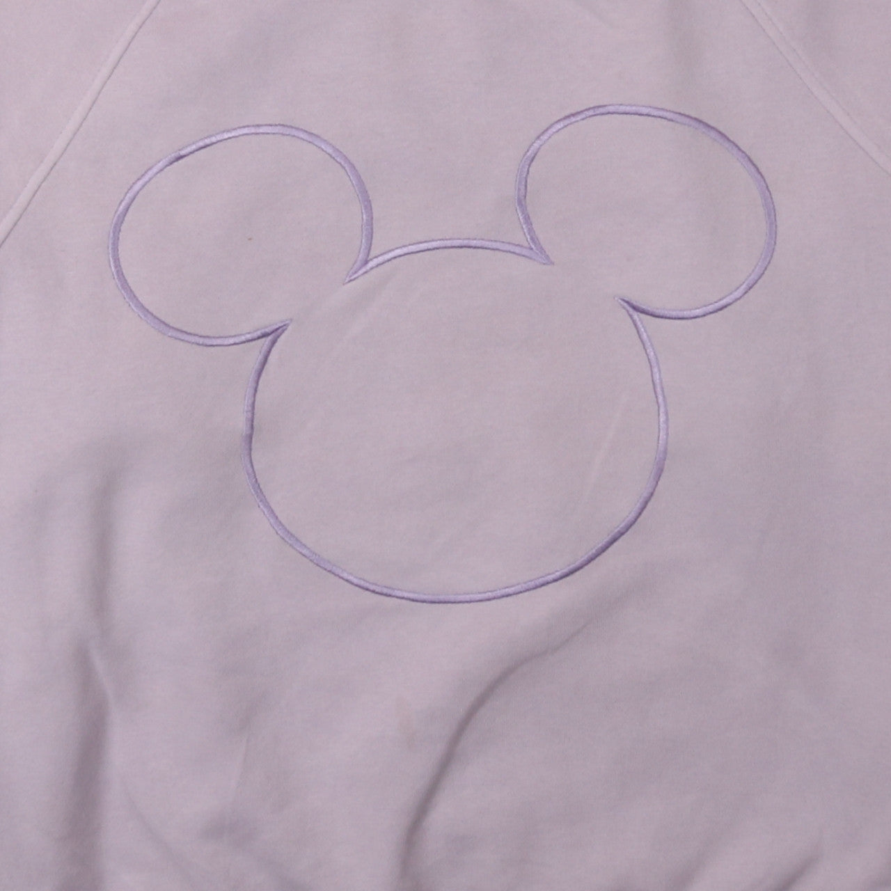 H&M Disney Women Purple Mickey Mouse Sweatshirt Size S Crew Neck Pullover