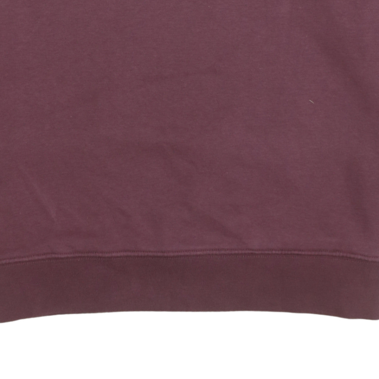 Adidas Women Maroon Half Zip Sweatshirt Size 10 Cotton Blend
