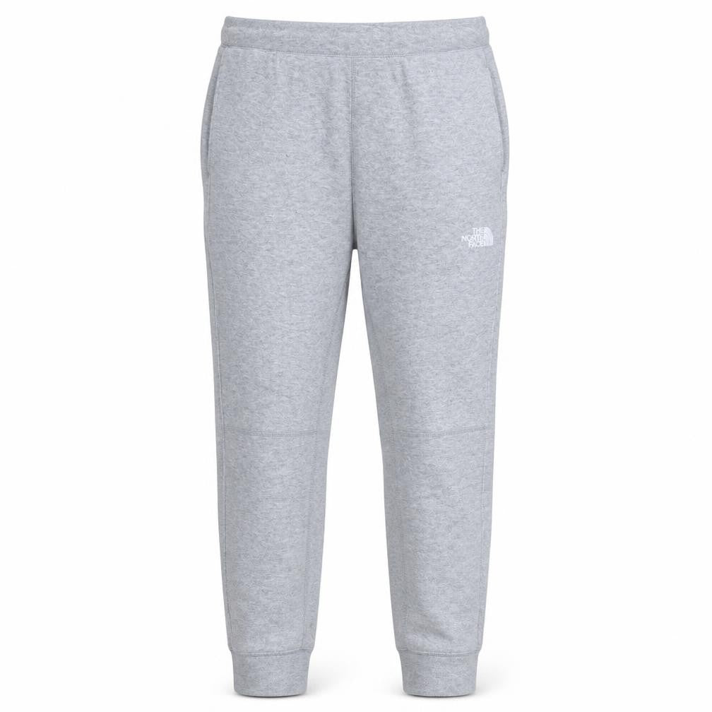 The North Face Boys Grey XL Jogger Sweatpants Elastic Waist Cotton Blend