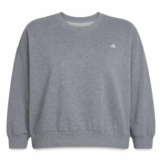 Adidas Women’s Grey XL Crew Neck Pullover Sweatshirt Classic Logo