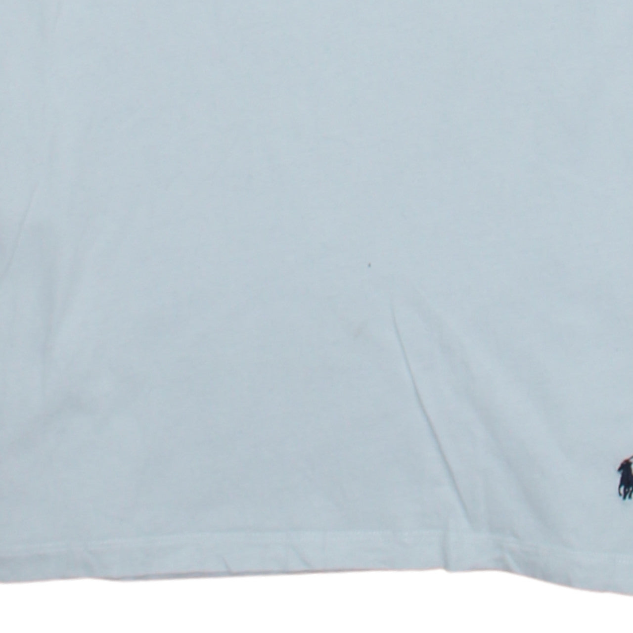 Ralph Lauren Men White Cotton Short Sleeve Crew Neck T-Shirt L