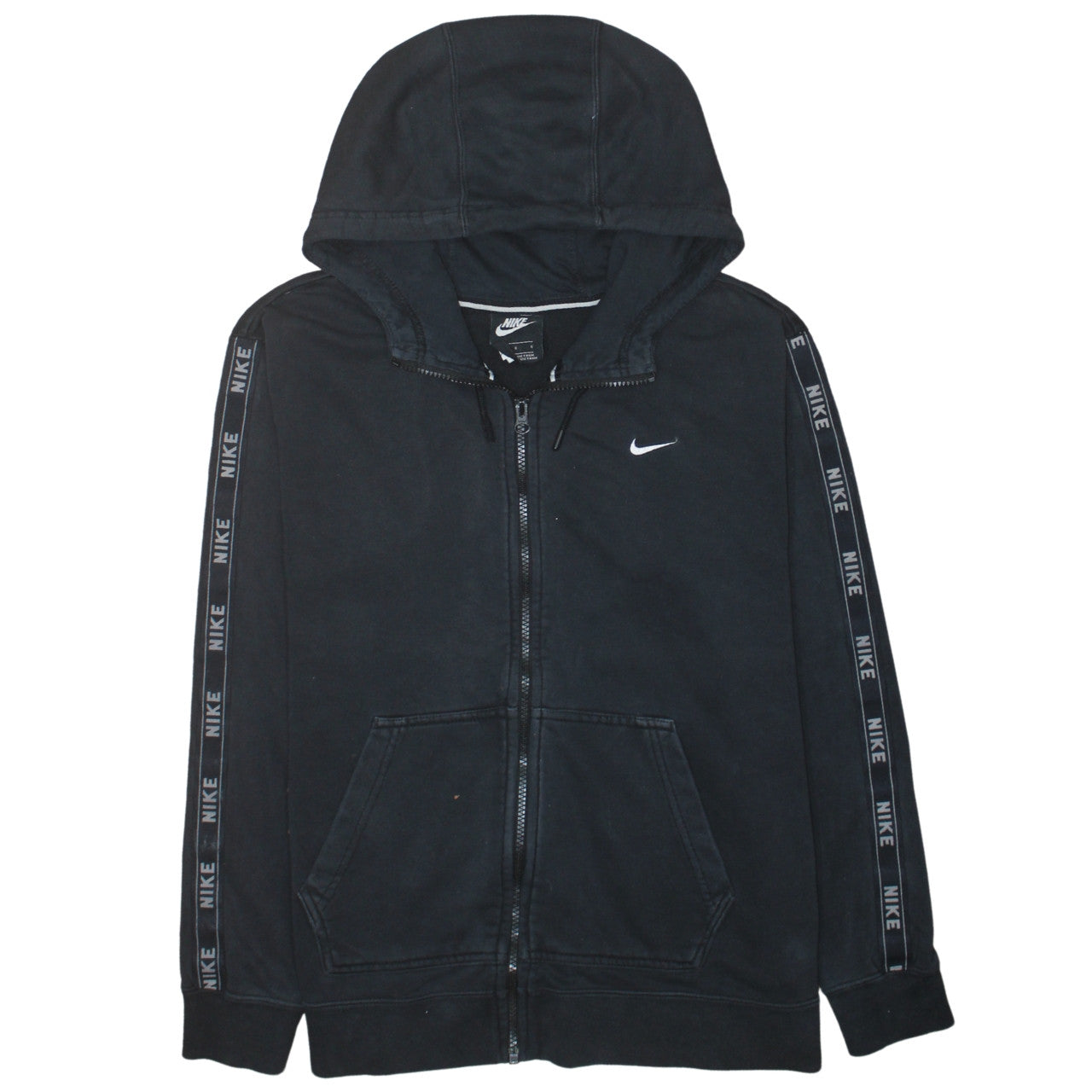 Nike Men's Black Full Zip Hoodie Size L Sportswear Sweatshirt