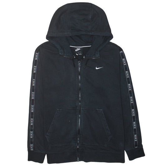 Nike Men's Black Full Zip Hoodie Size L Sportswear Sweatshirt