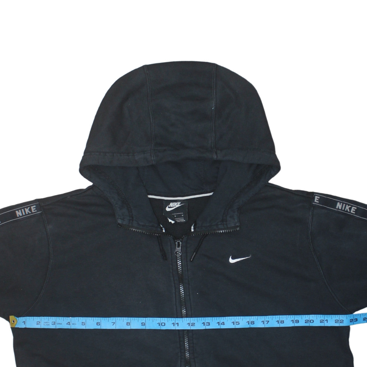 Nike Men's Black Full Zip Hoodie Size L Sportswear Sweatshirt