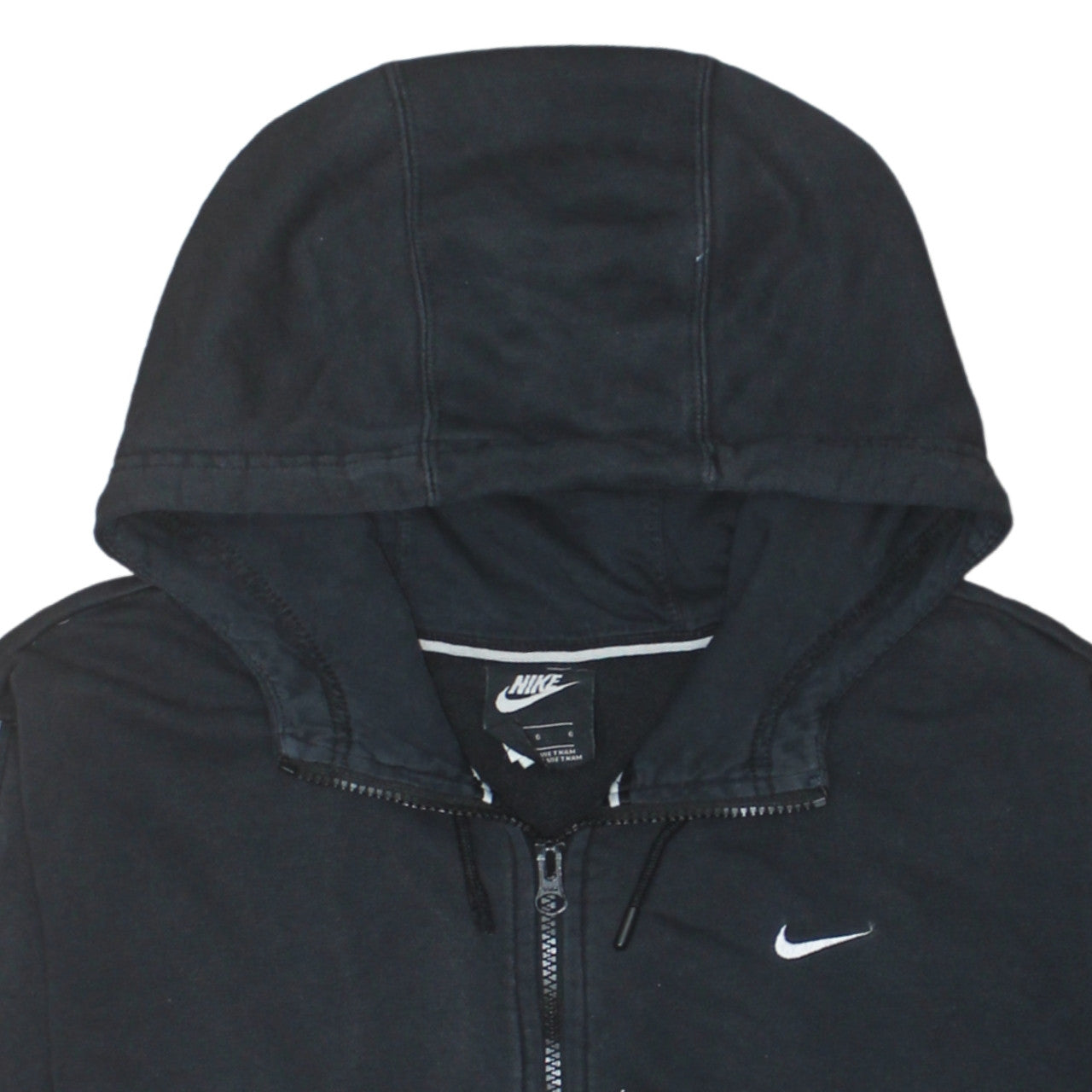 Nike Men's Black Full Zip Hoodie Size L Sportswear Sweatshirt