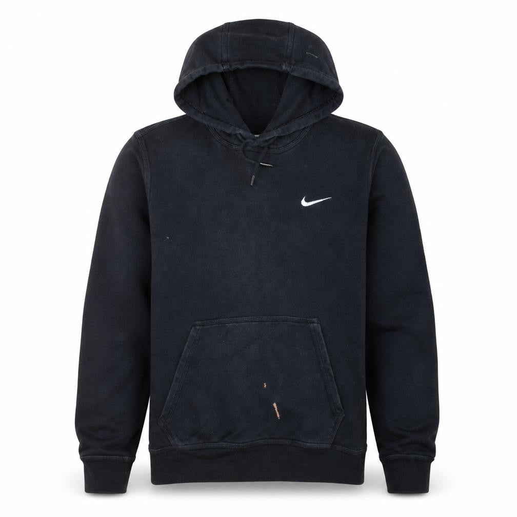 Nike Men's Black Pullover Hoodie M Logo Sports Fleece Sweatshirt