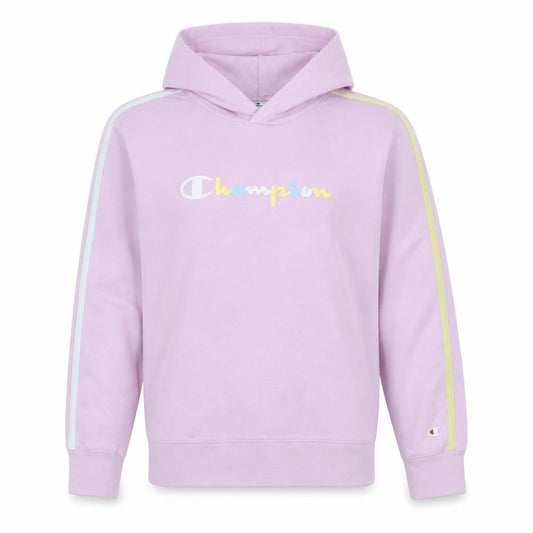 Champion Girls Pink Logo Pullover Hoodie 13-14 Years XL
