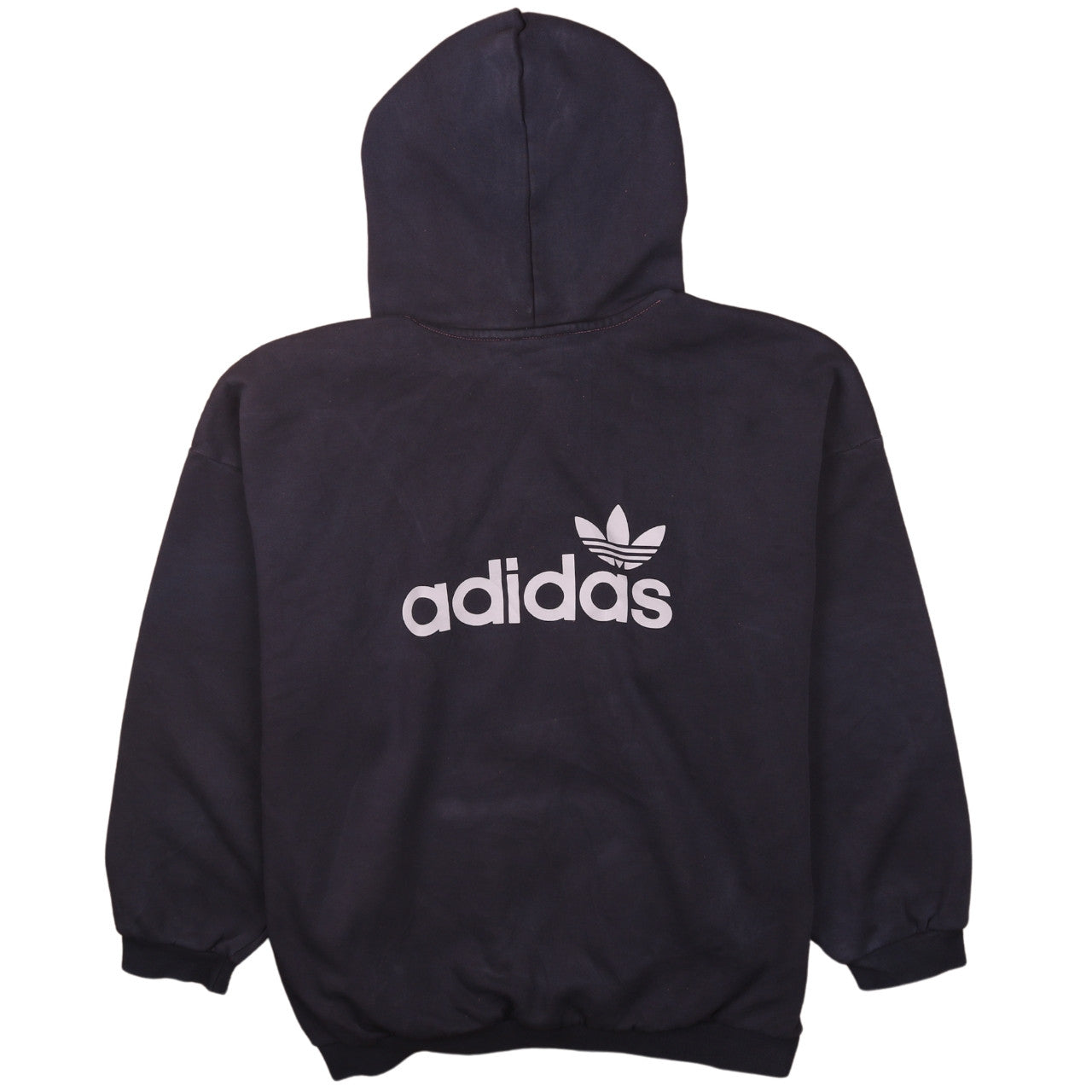 Adidas Womens Navy Pullover Hoodie Size 16 Hooded Sweatshirt