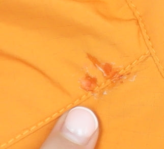 BAM Men's Orange Lightweight Windbreaker Jacket Size L