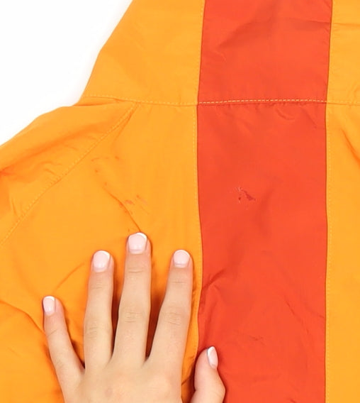BAM Men's Orange Lightweight Windbreaker Jacket Size L