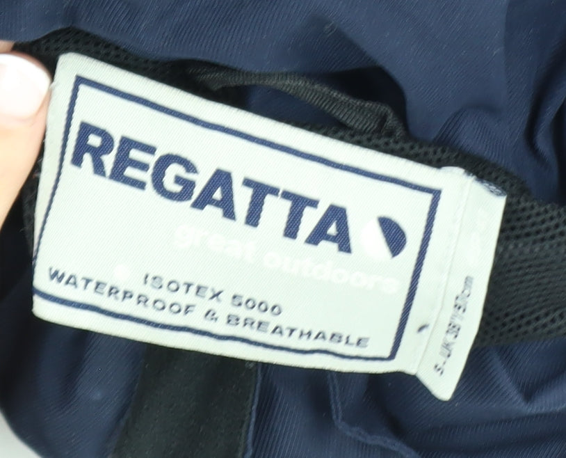 Regatta Men's Blue Waterproof Parka Jacket M Hooded Windproof