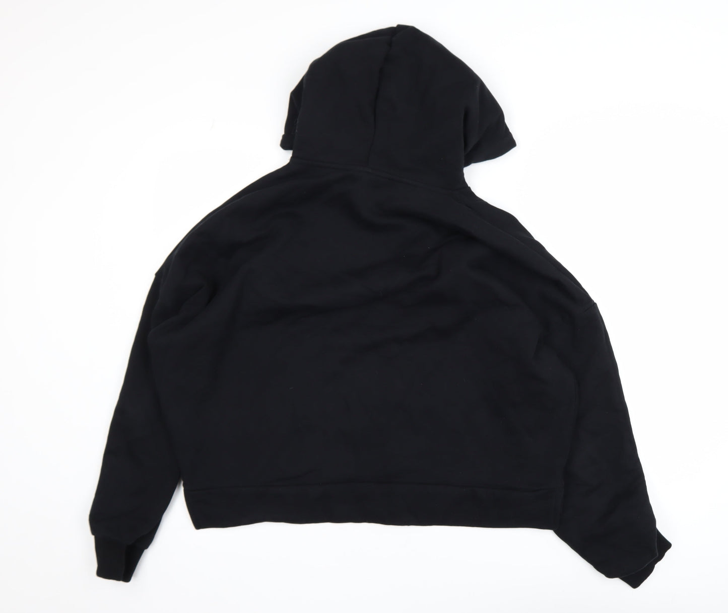 ASOS DESIGN Womens Black Cotton Pullover Hoodie M 40in Chest