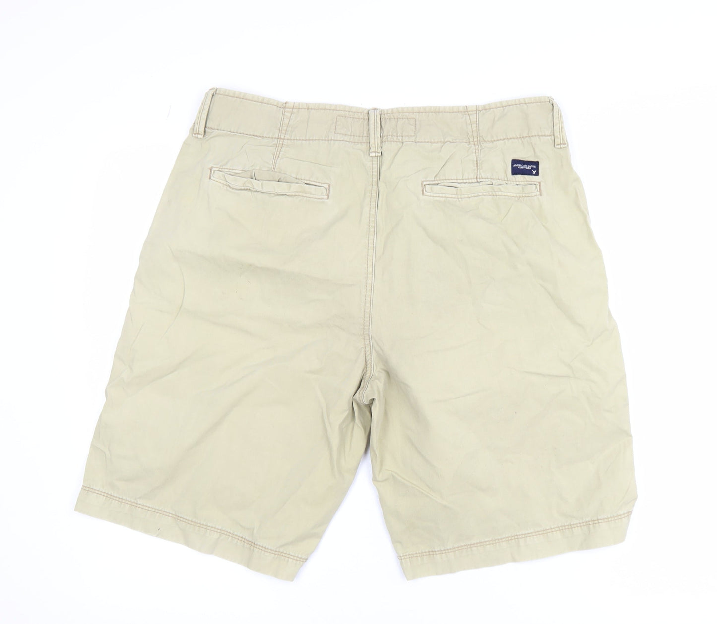 American Eagle Outfitters Men's Beige Chino Shorts Size 33 Classic Fit
