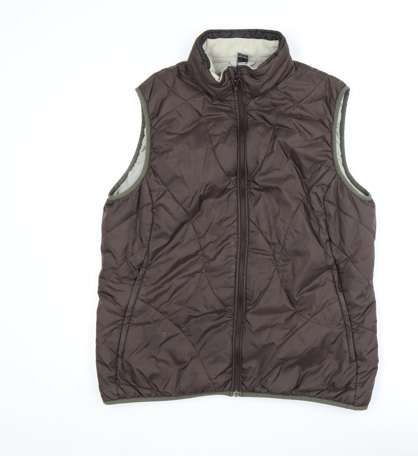 Mountain Equipment Co-op Womens Brown S Quilted Puffer Waistcoat