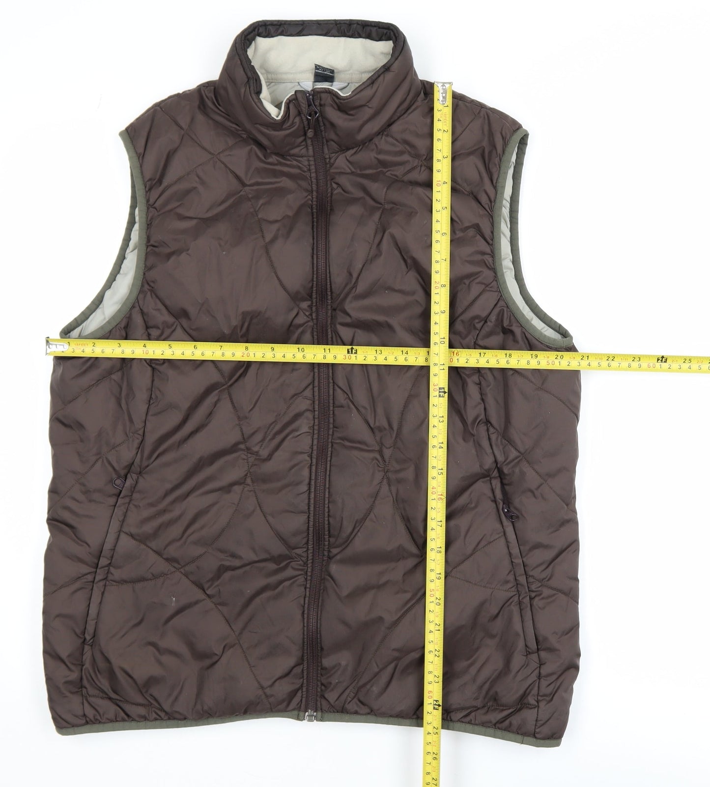 Mountain Equipment Co-op Womens Brown S Quilted Puffer Waistcoat