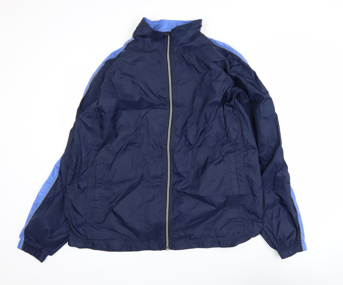 Sideout Men's Blue M Windbreaker Lightweight Full Zip Jacket