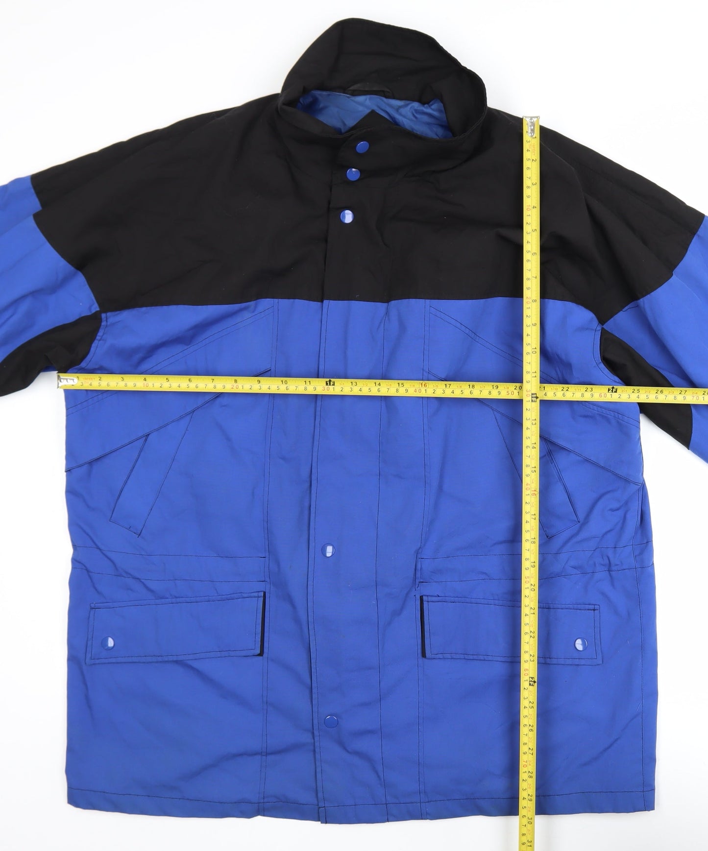 Northern Climate Men's Blue L Parka Jacket Polyester Cotton Winter Coat
