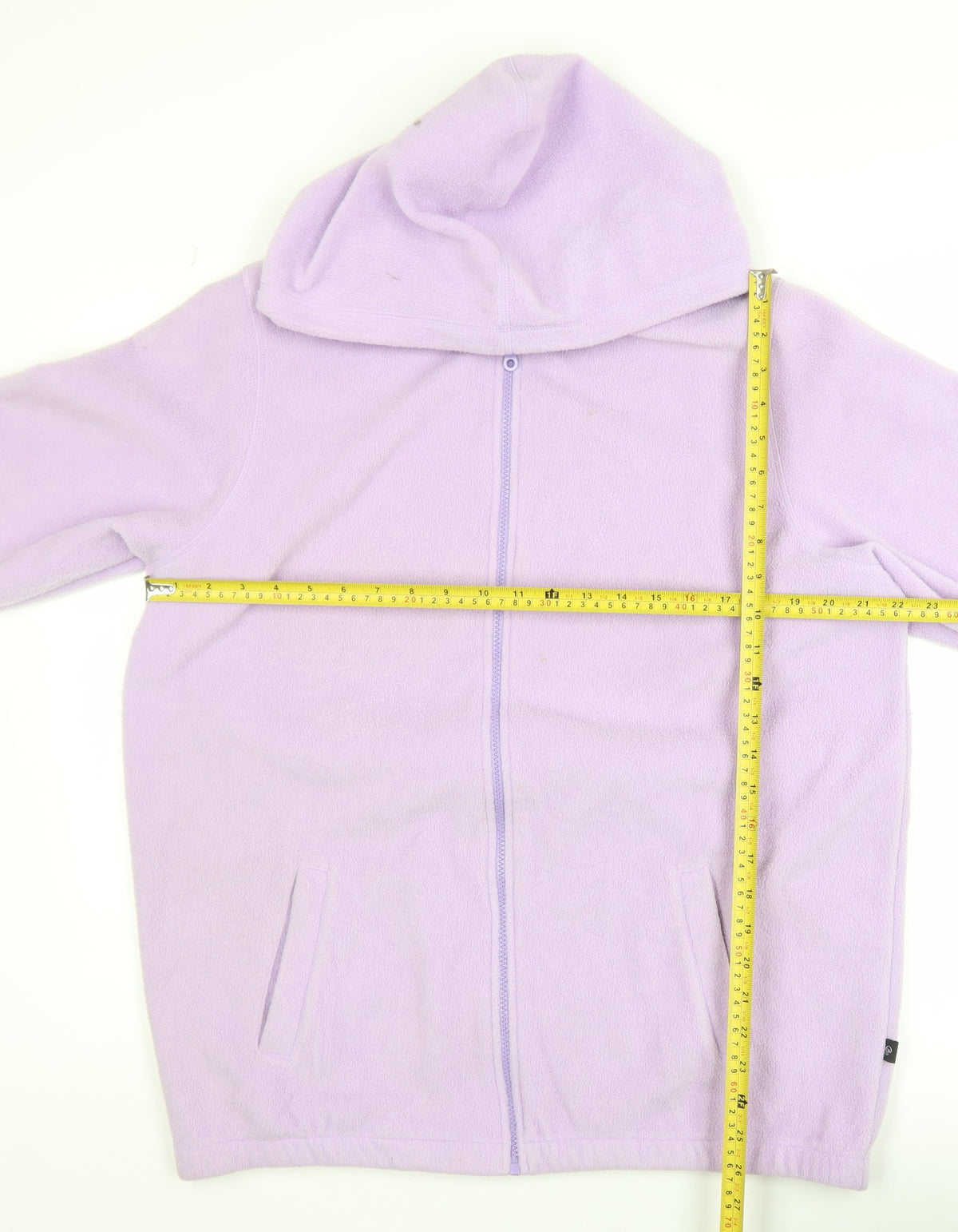 Hawkshead Women's Purple Fleece Hooded Full Zip Jacket Size L