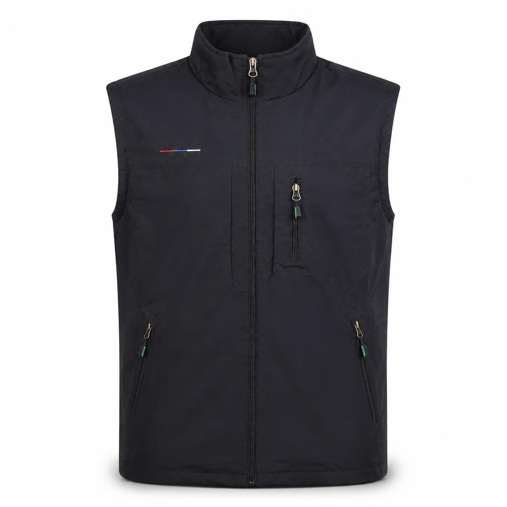 Goodluck Men's Black Softshell Bodywarmer Waistcoat L Regular Fit