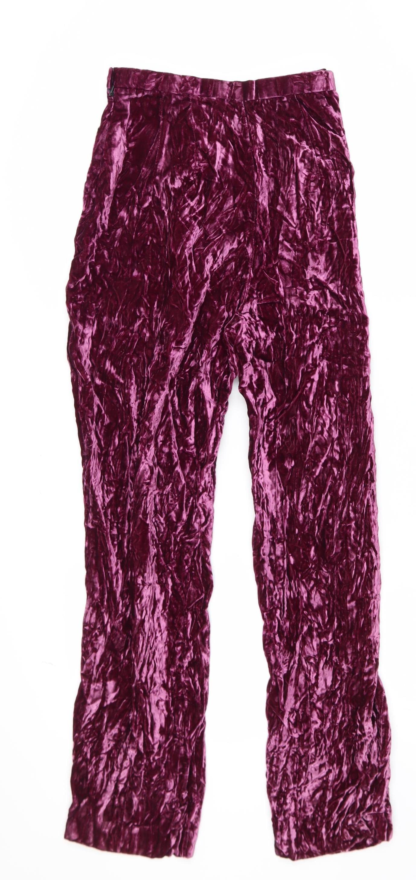 Susan Gillis-Browne Women's Purple Velvet Dress Pants Size 4