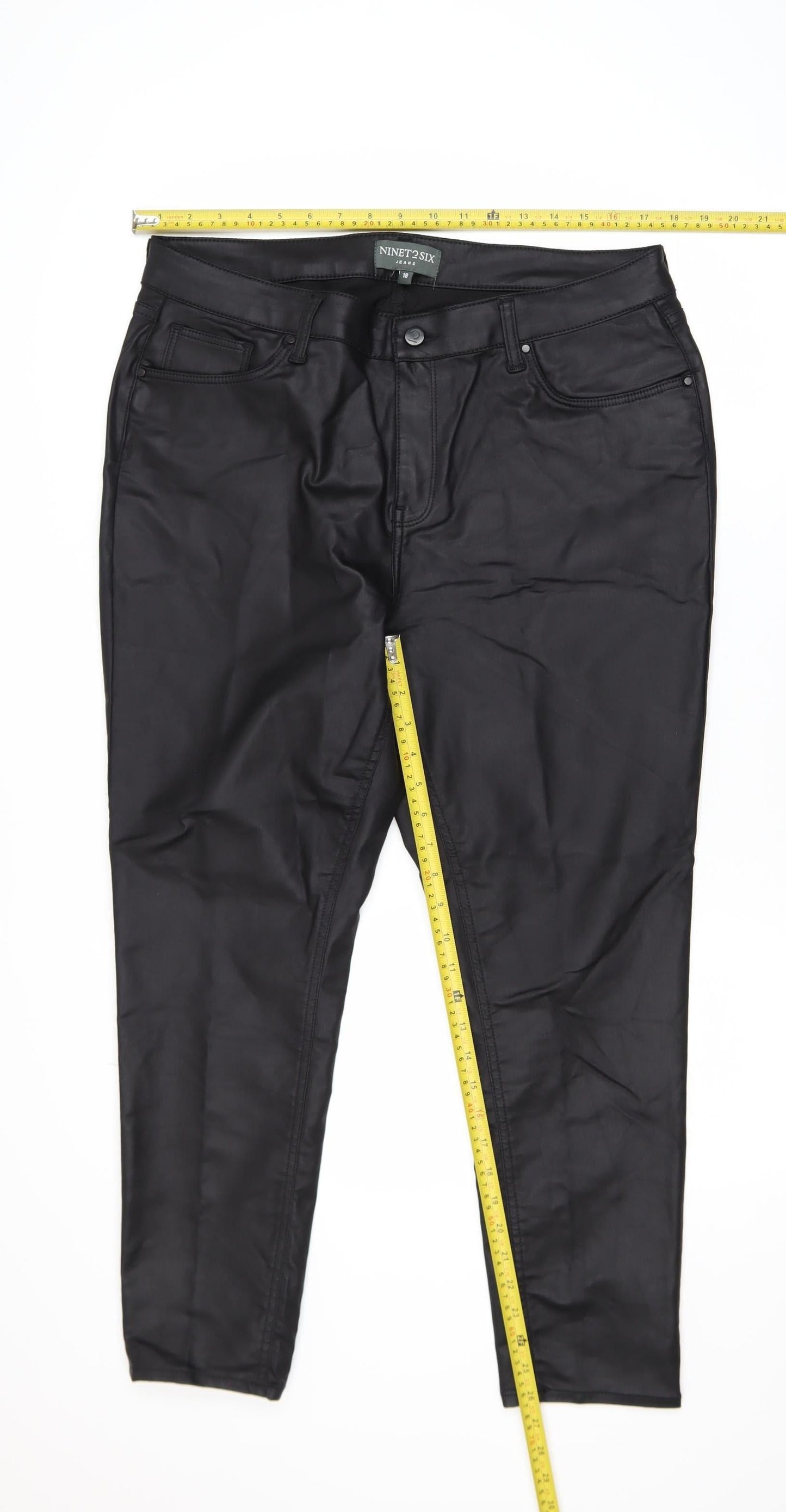 NINET2SIX Womens Black Jegging Style Stretch Jeans Size 18