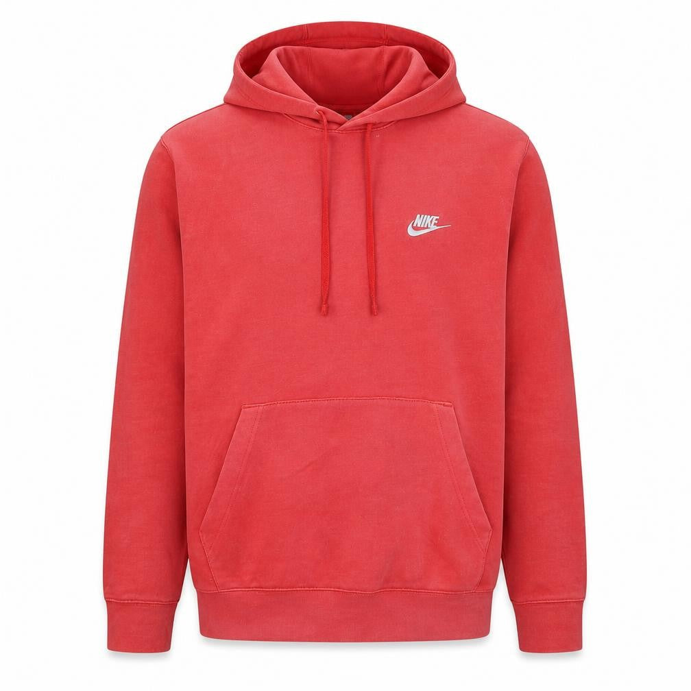 Nike Mens Red Pullover Hoodie Size S Fleece Sportswear