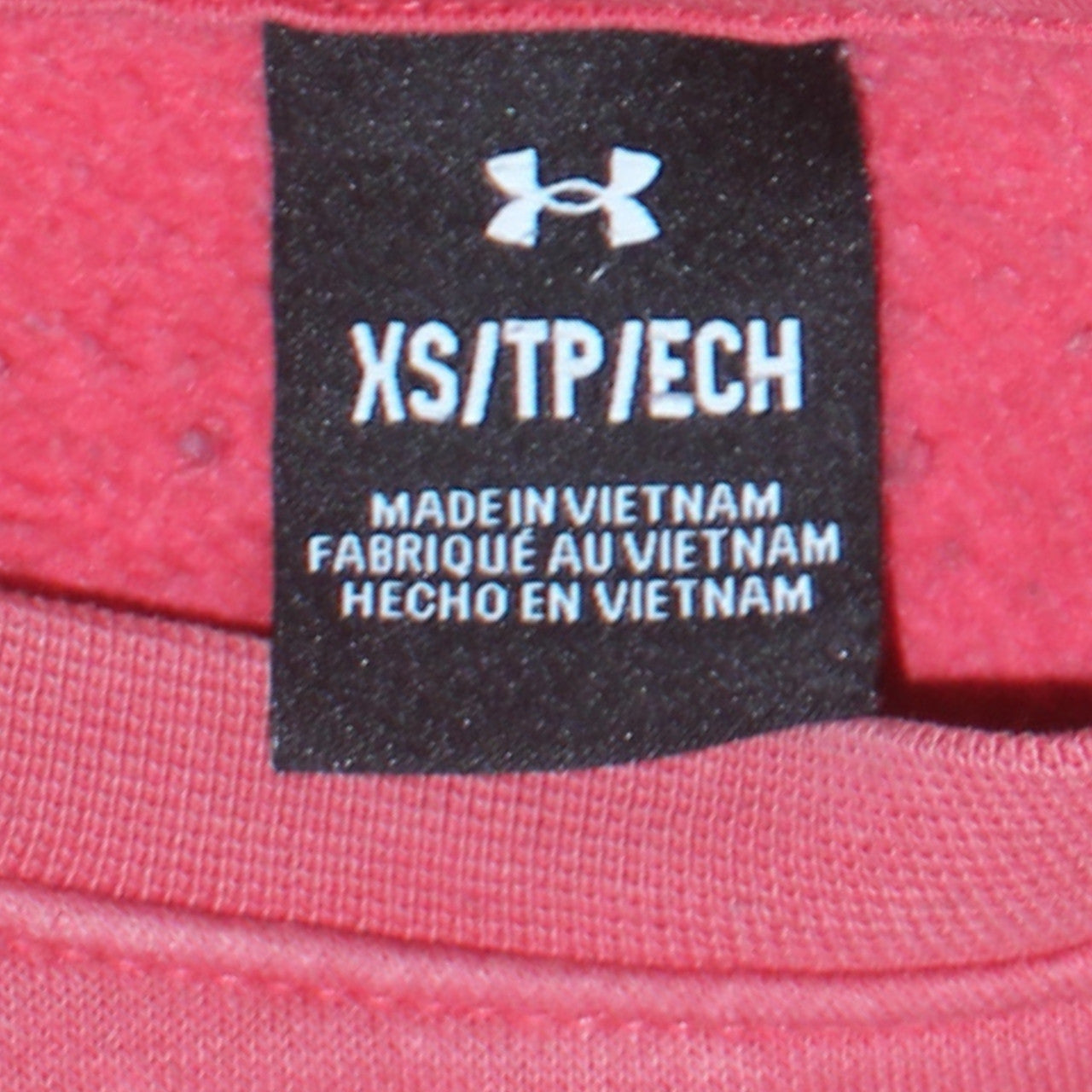 Under Armour Women’s Pink XS Pullover Crew Neck Sweatshirt