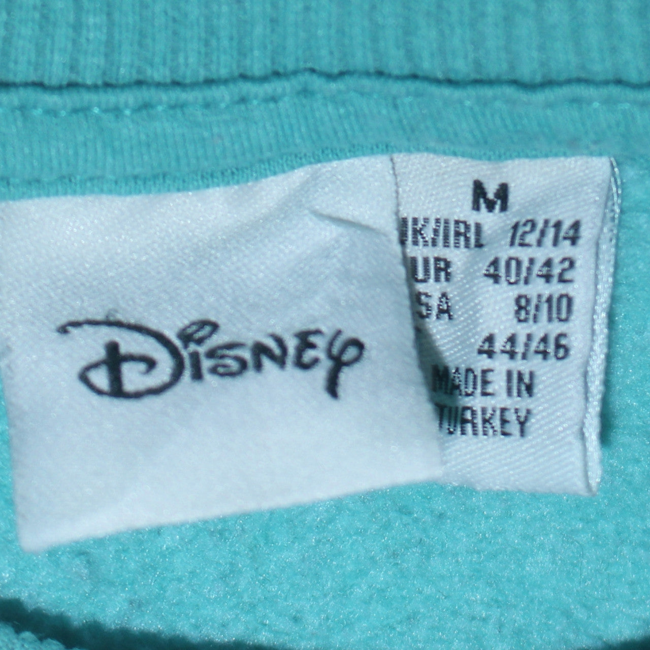 Disney Women Blue Winnie the Pooh Pullover Sweatshirt Size M 12/14