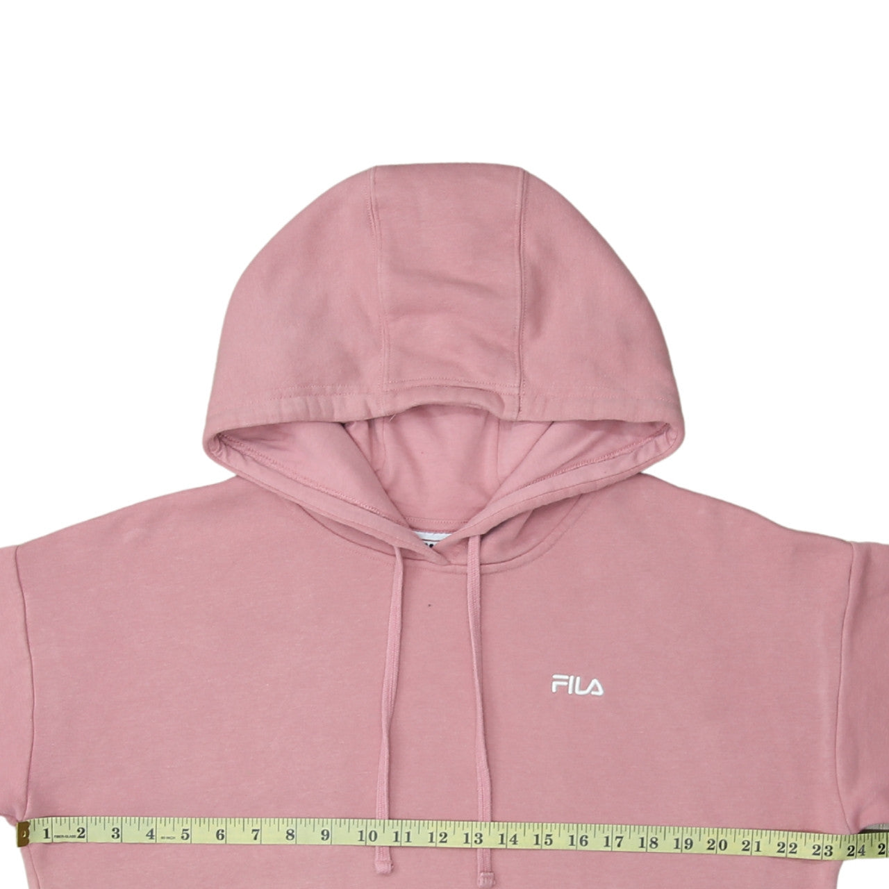 Fila Women’s Pink Pullover Hoodie L Cotton Blend Casual Sweatshirt
