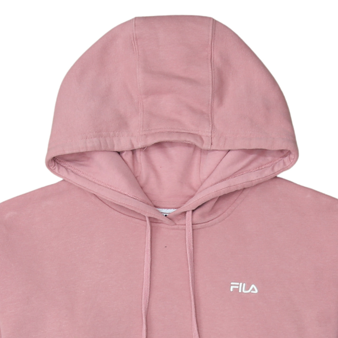 Fila Women’s Pink Pullover Hoodie L Cotton Blend Casual Sweatshirt